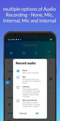 TG Recorder - Screen Recording android App screenshot 4